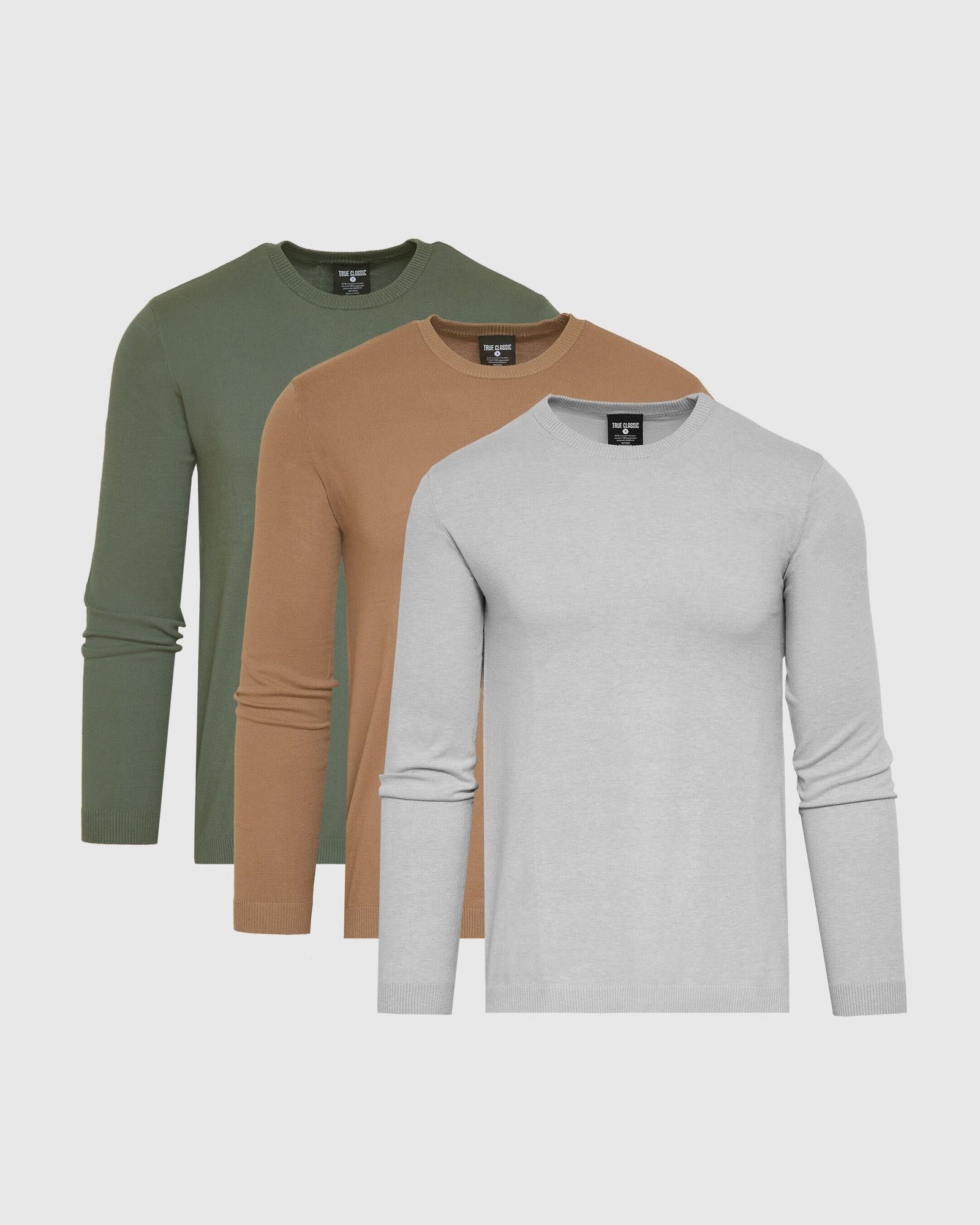 Pull col rond habillé – Lot de 3