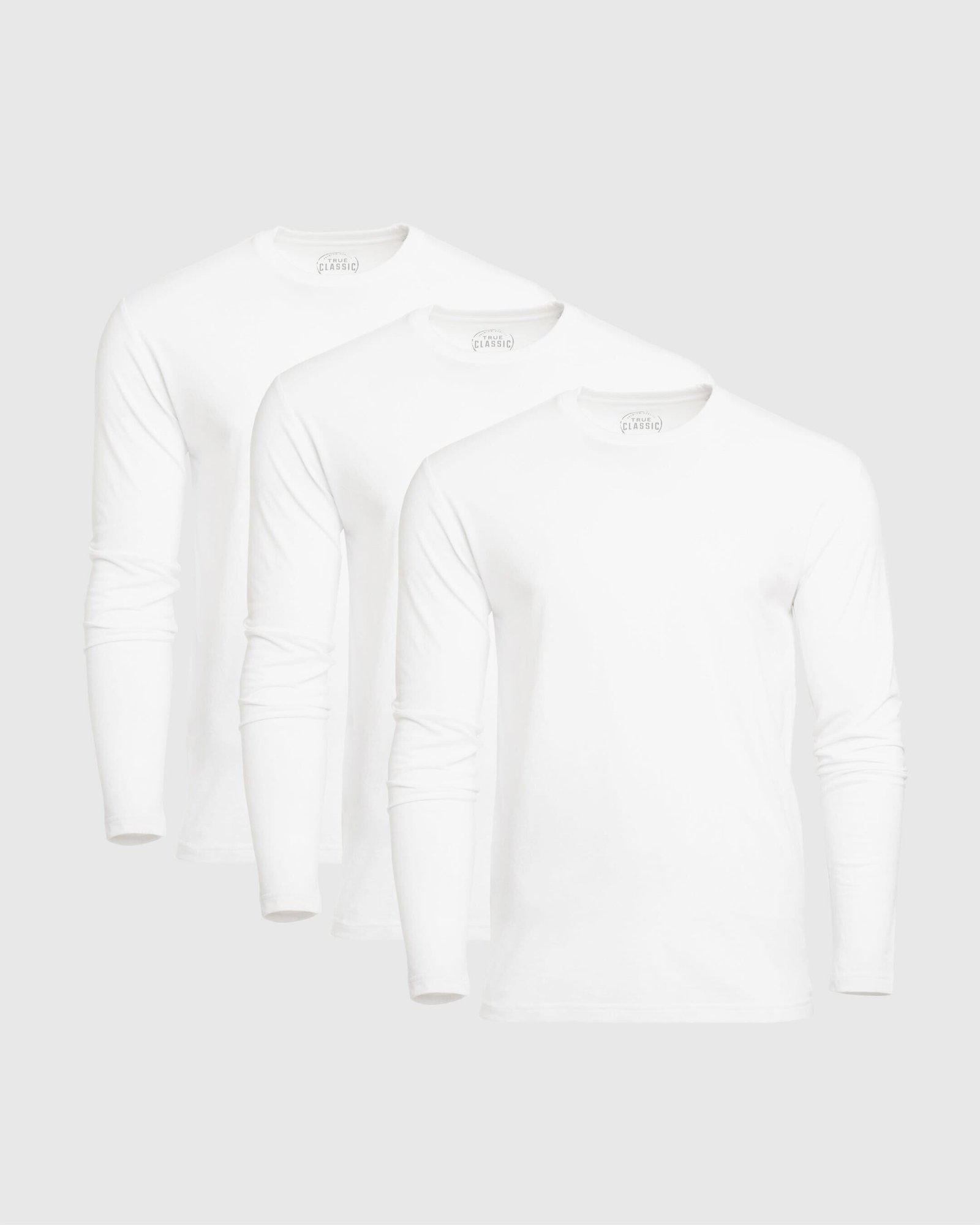 T-shirt manches longues col rond – Lot de 3
