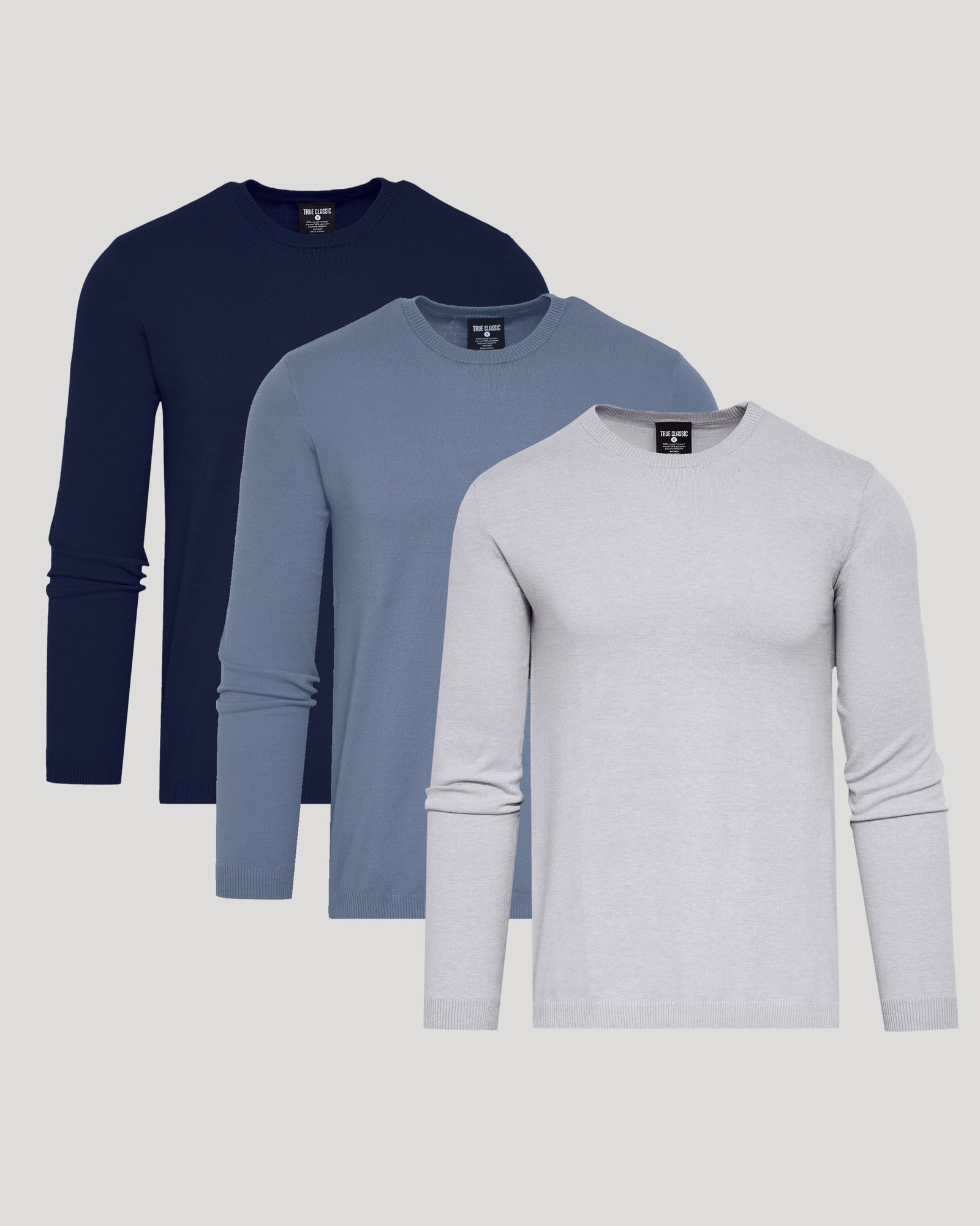 Pull col rond habillé – Lot de 3