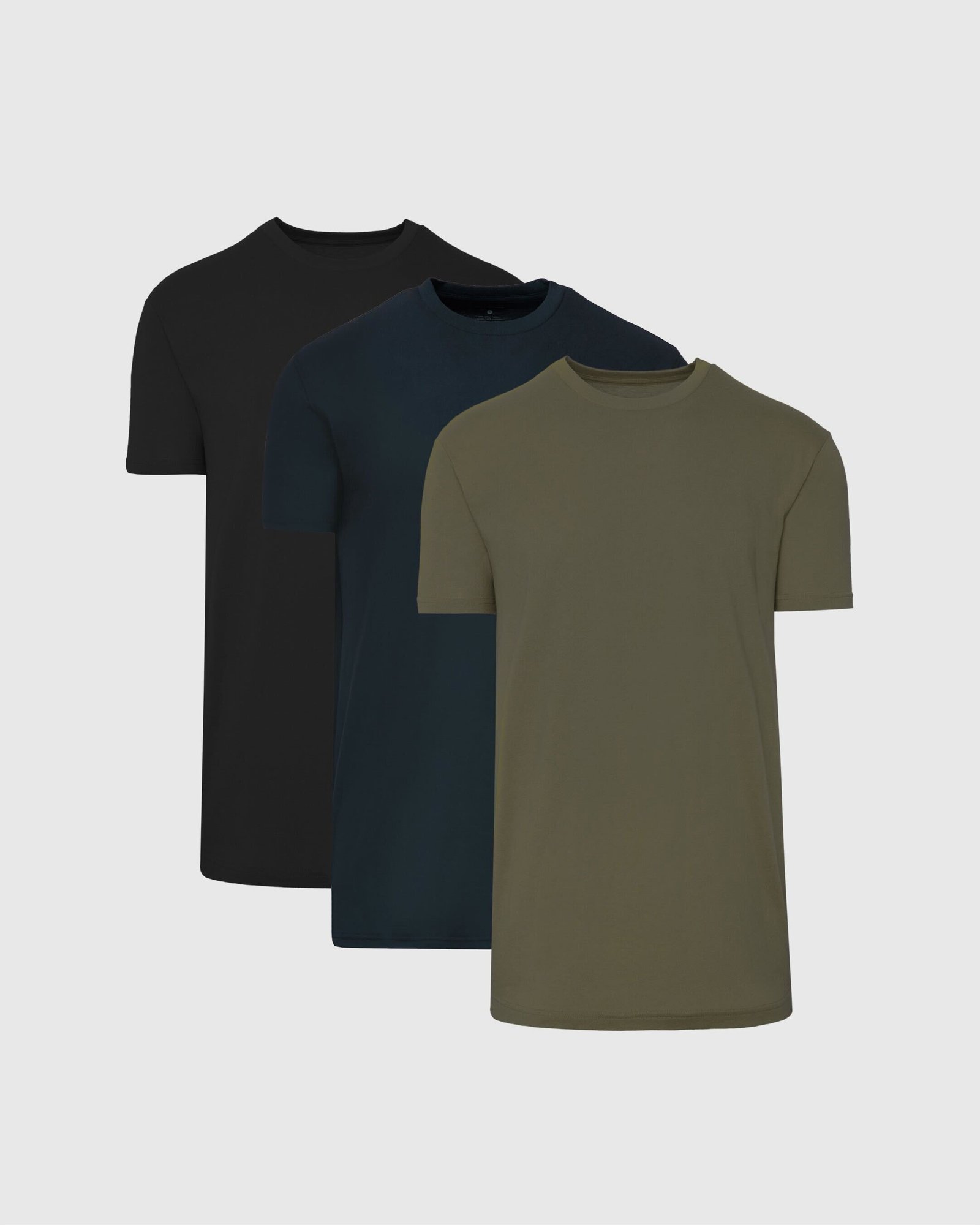 T-shirt col rond bas droit Tall, coloris assortis – Lot de 3