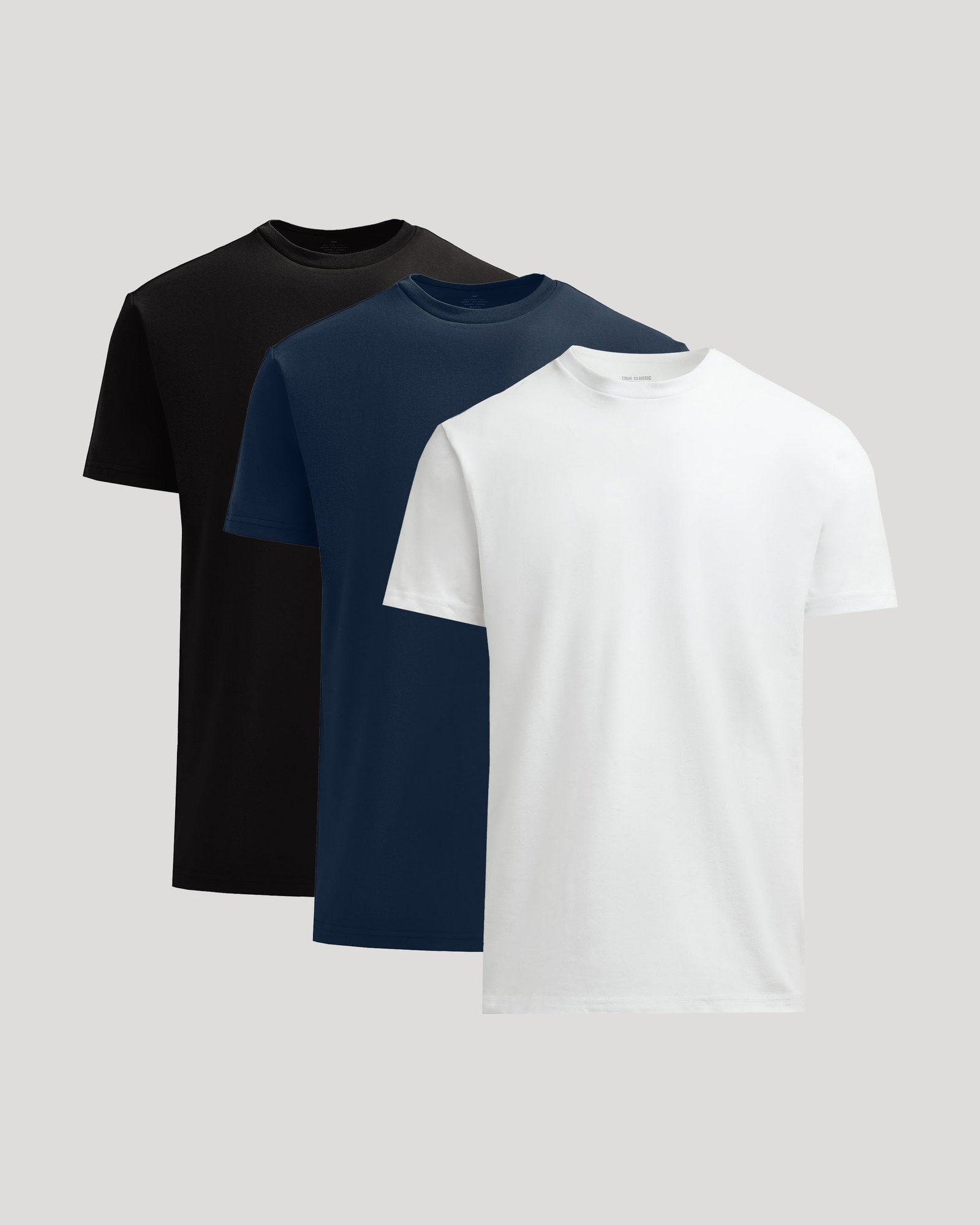 T-shirt épais col rond, assortiment essentiel – Lot de 3