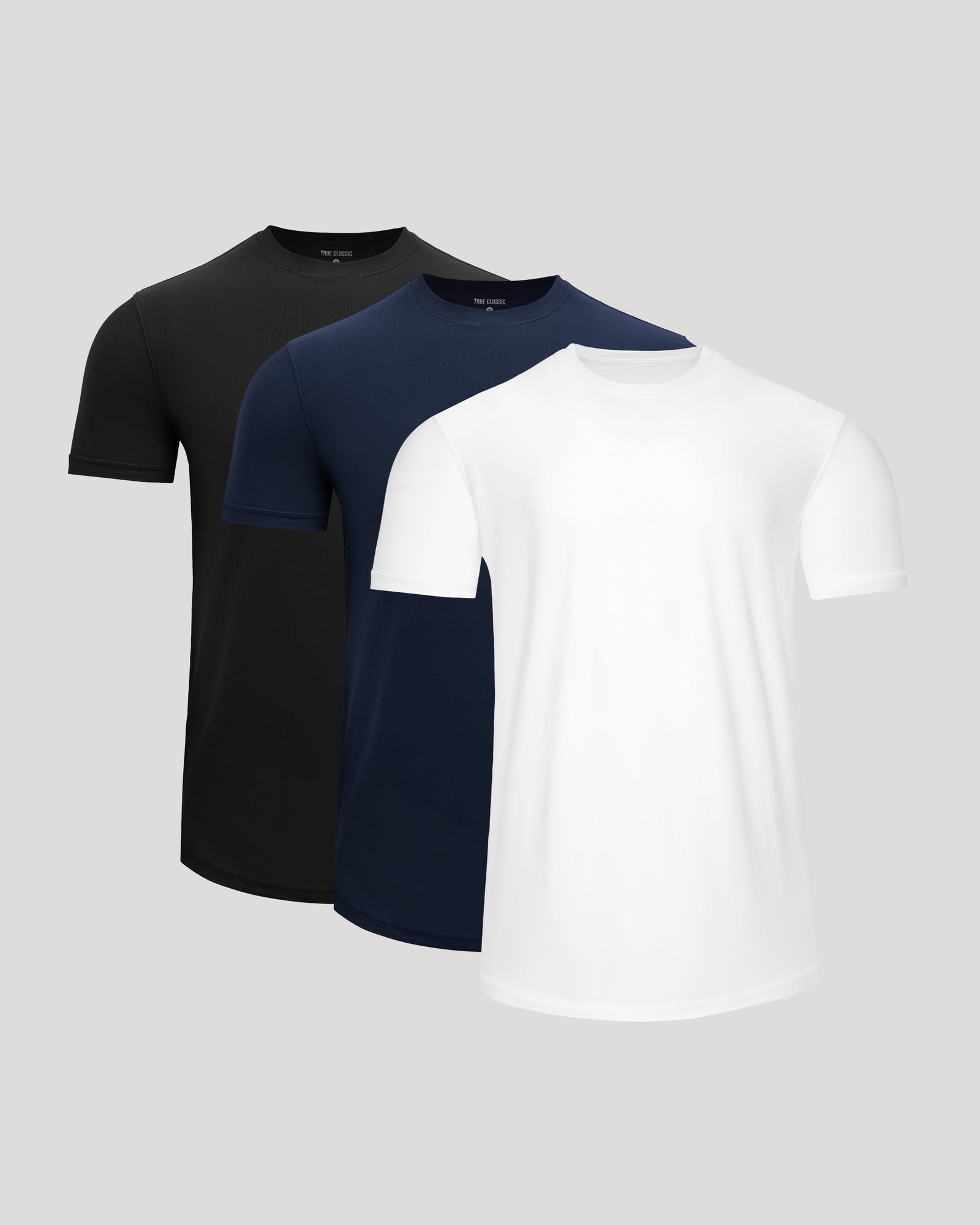 T-shirt sport bas arrondi – Lot de 3