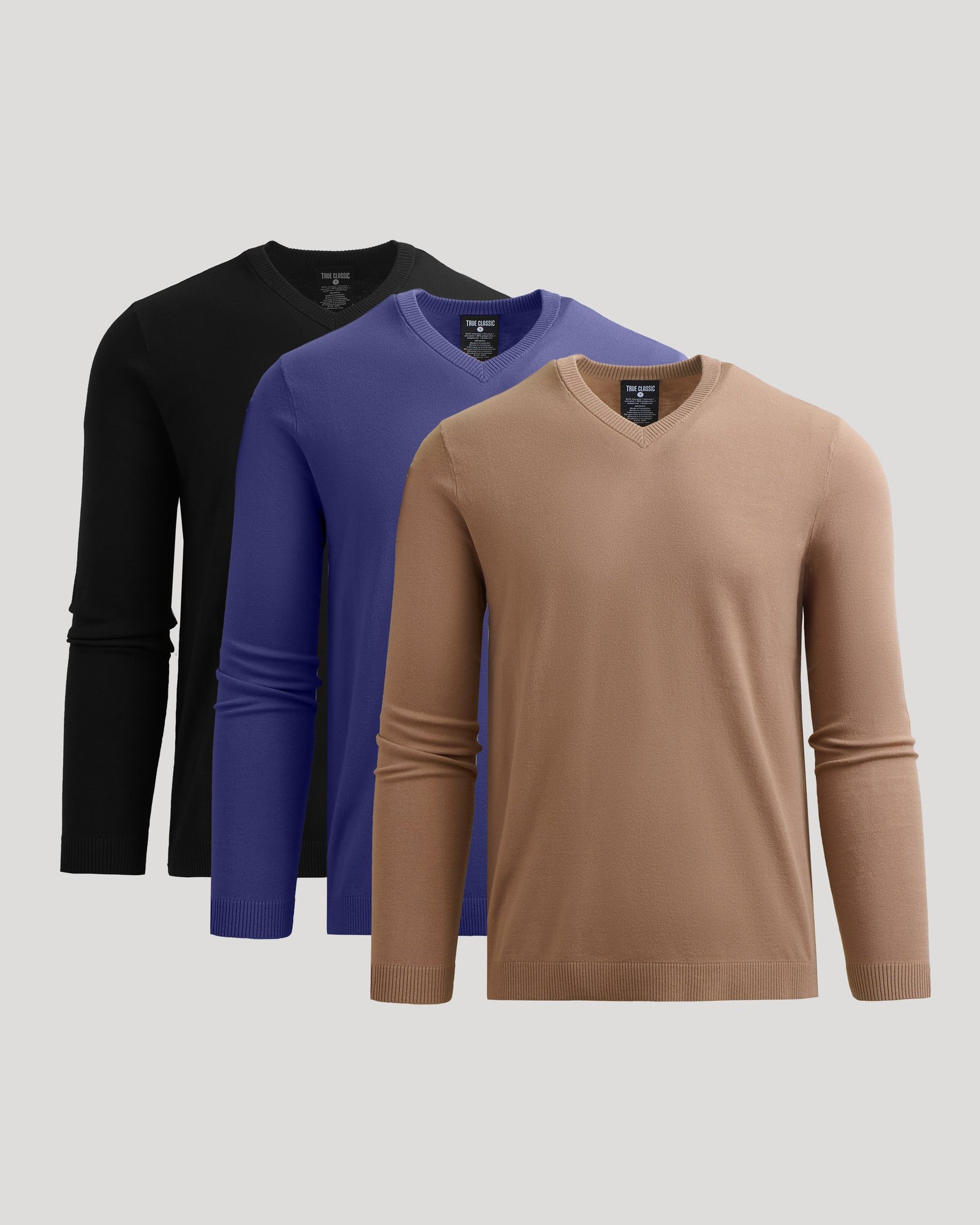 Pull col V habillé – Lot de 3
