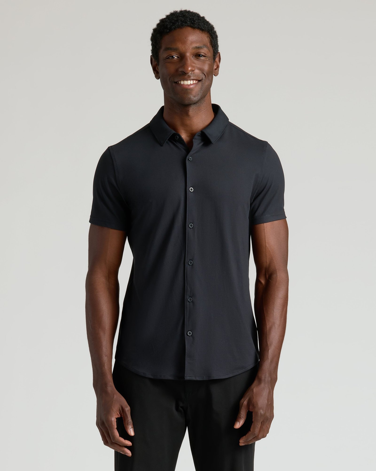 Chemise en maille confort manches courtes, tons neutres – Lot de 3 – Image 4