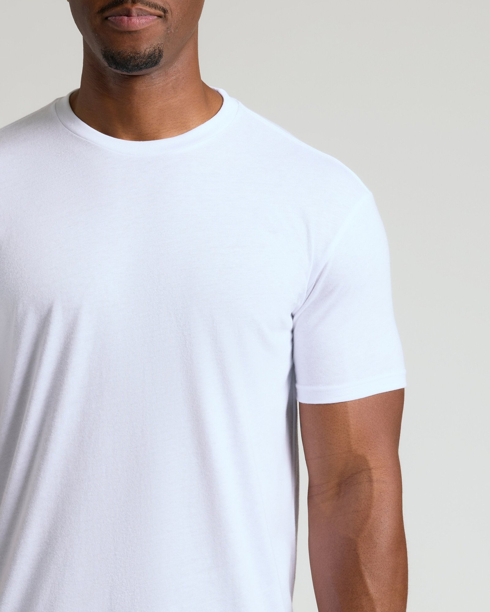 T-shirt col rond classique bas droit Tall – Lot de 3 – Image 2