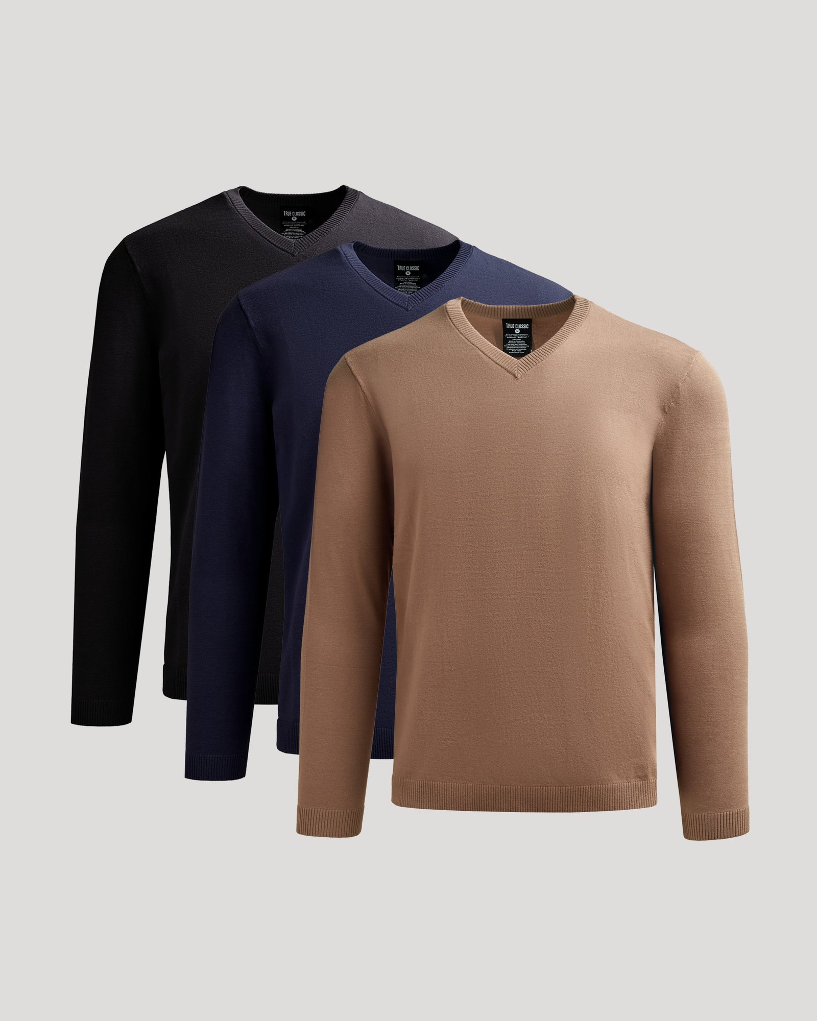 Pull col V habillé, assortiment essentiel – Lot de 3