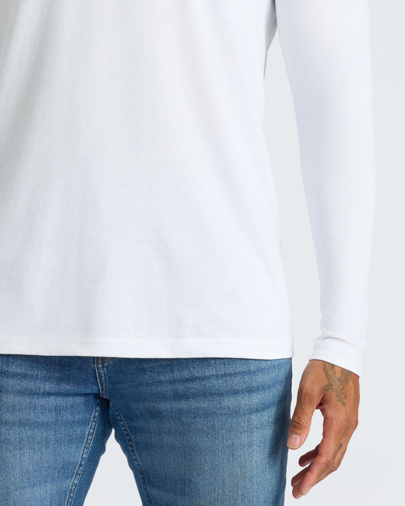 T-shirt manches longues col rond – Lot de 3 – Image 2
