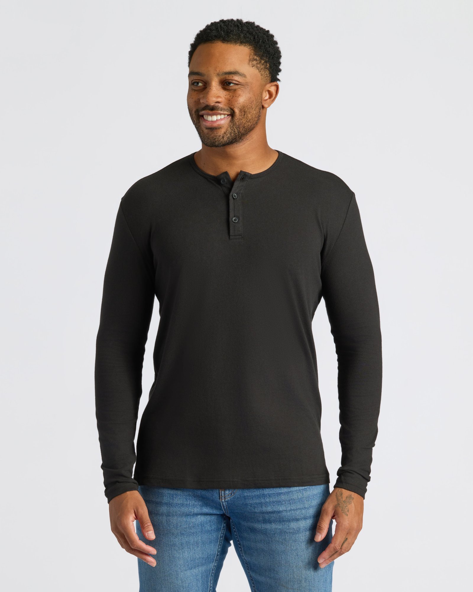 Henley classique manches longues – Lot de 3 – Image 4