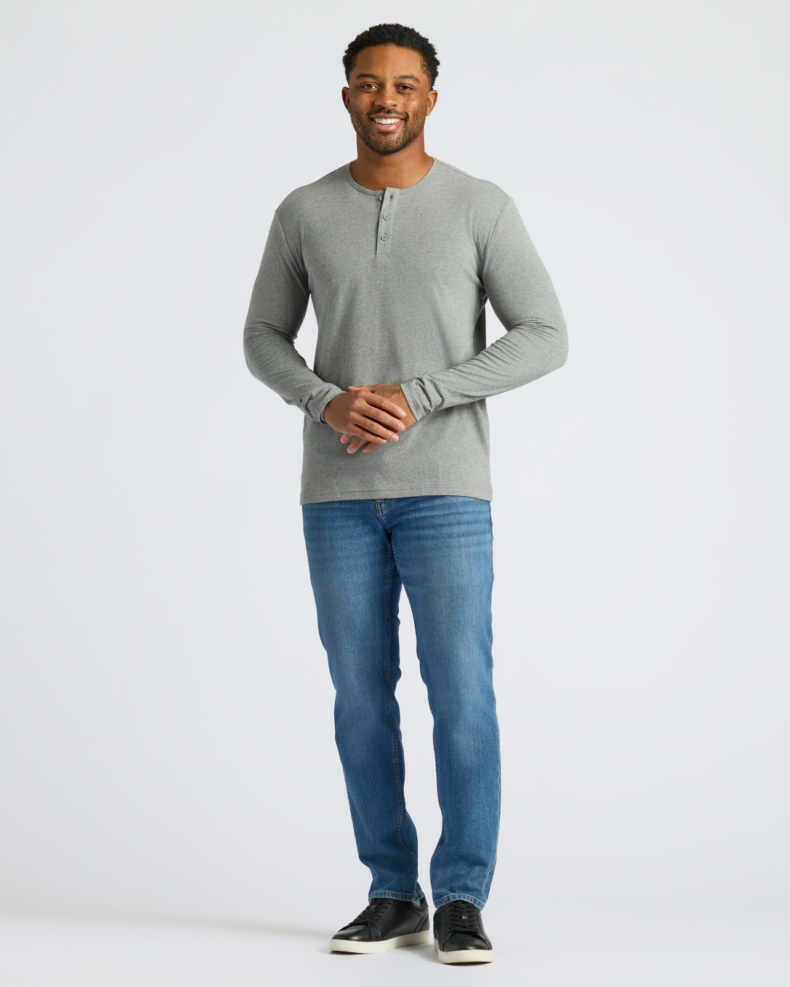 Henley classique manches longues – Lot de 3 – Image 2