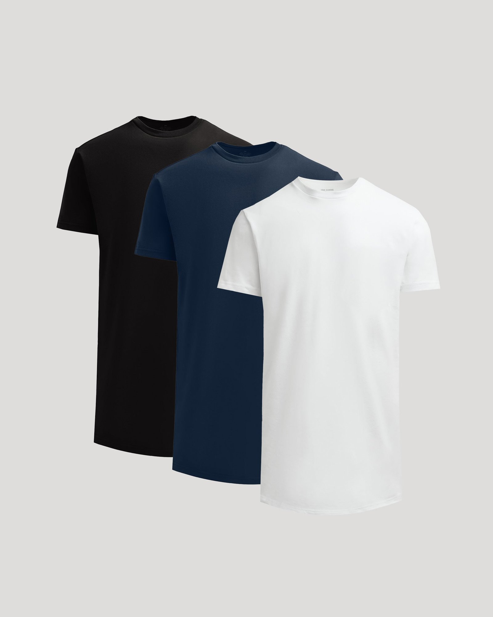 T-shirt épais bas arrondi Tall – Lot de 3